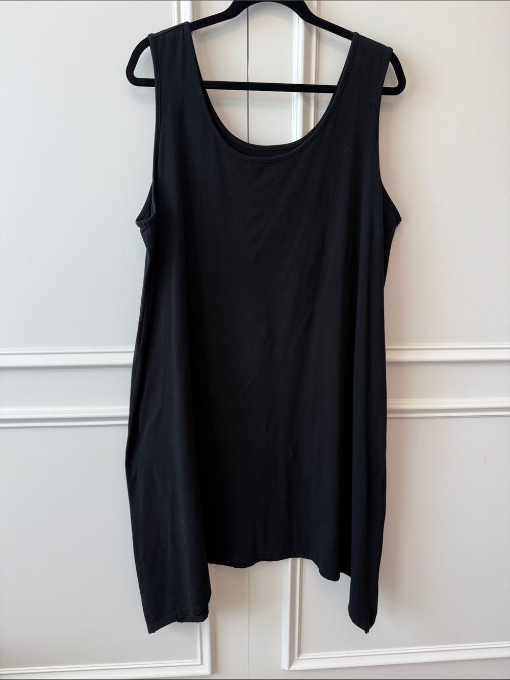Everyday Black Midi Tank Dress